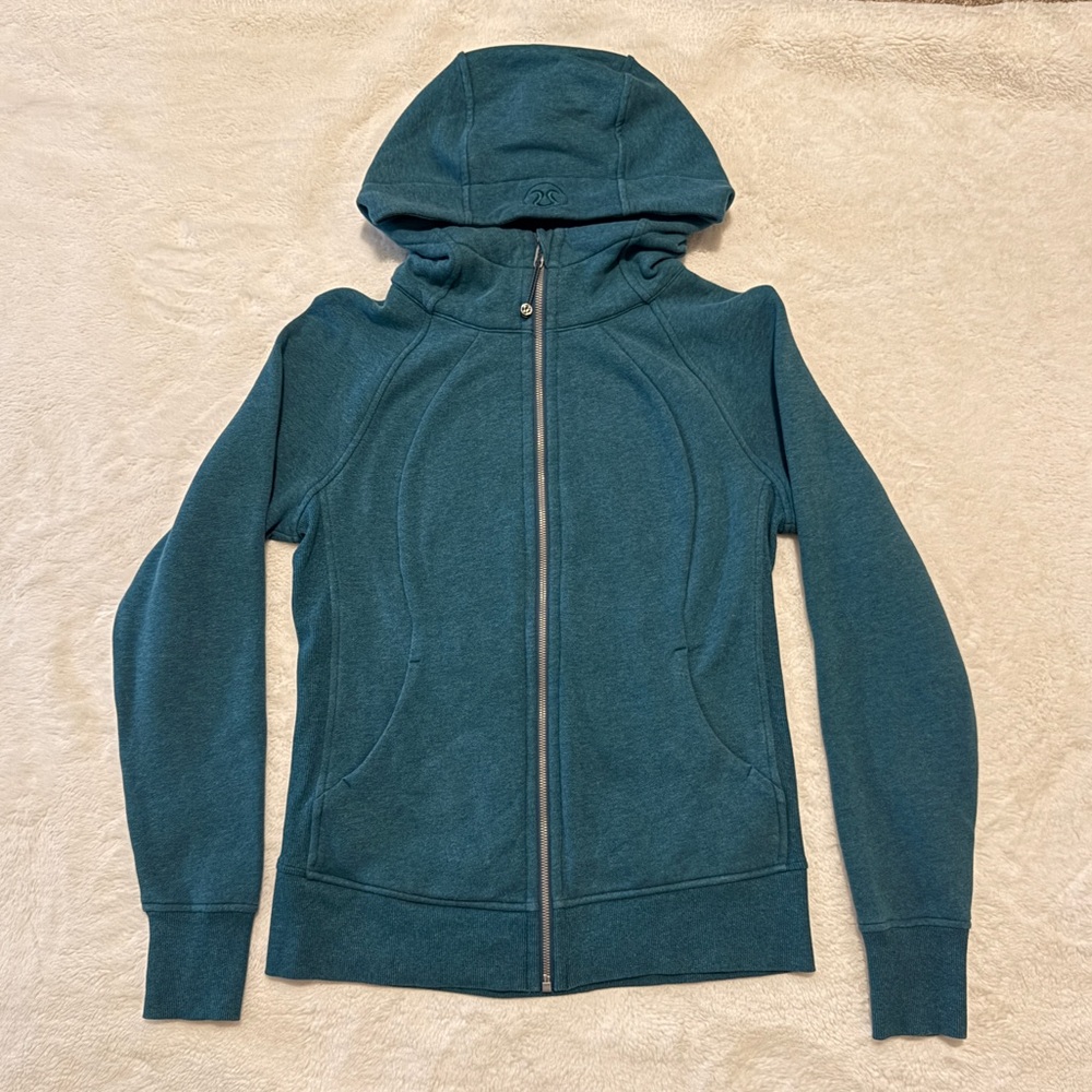 Lululemon Scuba Hoodie Color: Heathered Teal. Size 8